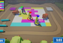 switch游戏《色彩缤纷 カラーブレイカーズ みんなでペイントバトル》中文版nsz下载