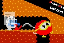 switch游戏《Arcade Archives DIG DUG 2》英文版nsp下载